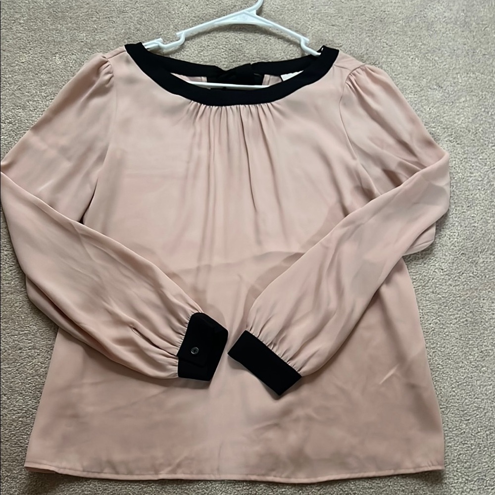 Elegant Pink and Black Women's Blouse